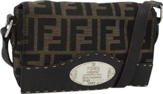 Fendi Pre-owned Vintage Zucca Canvas Shoulder Bag - - Pre-owned - Donna - Marrone - ONE SIZE