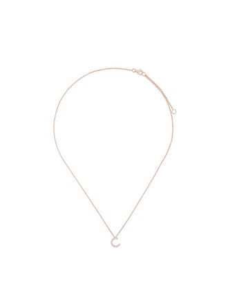 Alinka ALINKA ID diamond necklace - women - 18kt Rose Gold/Diamond - OS - Metallic