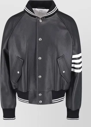 Thom Browne leather coat