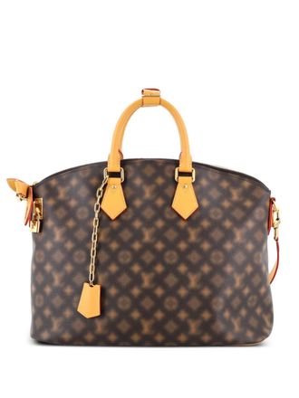 Louis Vuitton Neo Lockit Handbag Limited Edition Blurry Monogram Canvas satchel - Marrone