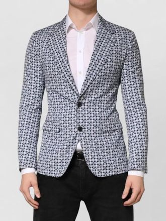 Dolce & Gabbana patterned single breasted blazer