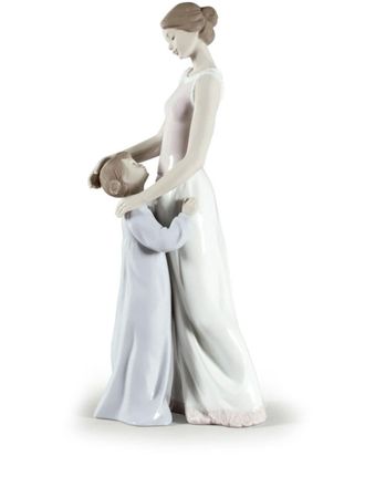 Lladro Someone to Look up to Mother beeldje (36 cm) - Wit