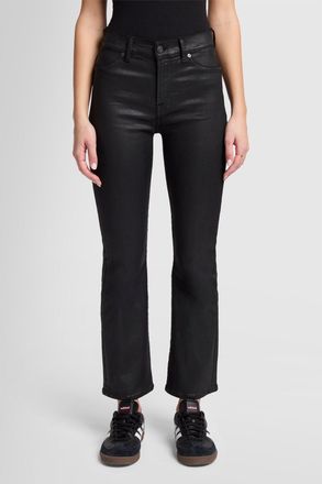 7 For All Mankind Womens Ladies Jeans Daisy Ankle Boot Bootcut Fit - Black - Size 32 (Waist)