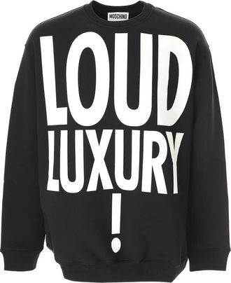 Moschino Loud Luxury Sweatshirt Zwart - Heren - Sweatshirts - Zwart - L - Katoen - Hoodies & sweatvesten