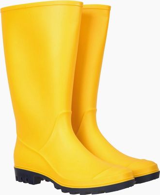 Mountain Warehouse Womens Mountain Warehouse Womens/Ladies Splash Wellington Boots - Yellow - Size: 4