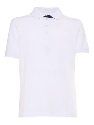 Fay Polo Db Collar Piquet Str. Bicolor