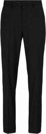 HUGO BOSS Rechte broek - Heren - Nette broeken - Zwart - 5XL - Broeken