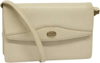 Gucci Pre-owned Cross Body Bags, female, Beige, Size: ONE SIZE Pre-owned Vintage Crossbody Bag