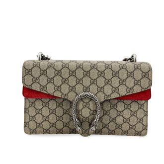 Gucci Dionysus Gg Coated Canvas Brown Canvas Handbag (Pre-Owned)