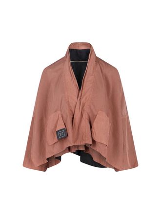 Kimo no-rain Pink No-Rain Waterproof V-Neck Outerwear Cape