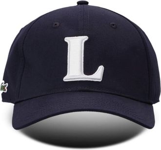 Lacoste logo-embroidered baseball cap - men - Polyester/Cotton - S - Blue