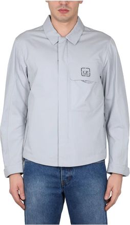 C.P. Company Overshirt - Heren - Zomerjassen - Grijs - M - Jassen