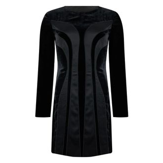 Alberta Ferretti Dames, Jurken, Zwart, Maat: XS Zijde