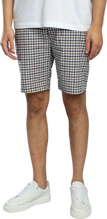 Weekend Offender Ivan Geruite Korte Broek, Veelkleurig