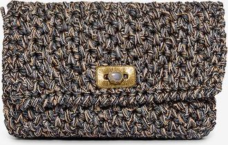 Boks&Baum Funkelnde rechteckige H&auml;keltasche Bovary