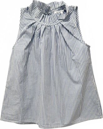 M&eacute;lissa Nepton Womens Meara Dress In Blue Pin Stripe