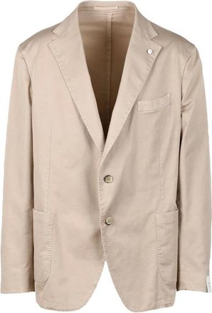 L.B.M. 1911 L.b.m. 1911, Jassen, Heren, Beige, 2Xl, Katoen, Jas