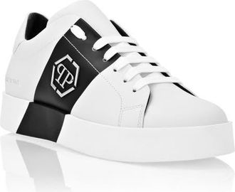 Philipp Plein Lo-Top Sneakers Hexagon Unisex in White/black at Nordstrom, Size 35
