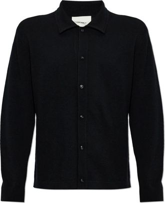 Lisa Yang Cashmere Cardigan Zaid - Heren - Cashmere truien - Zwart - 2XL - Kasjmier - Truien & Vesten