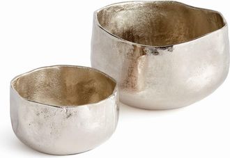 Napa Home & Garden Amelia Cachepot Planters, Set of 2 in Silver at Nordstrom