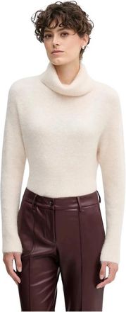 Sandro Ferrone Coltrui - Dames - Coltruien - Beige - M - Wol - Truien & Vesten