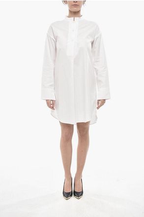 Givenchy Poplin Shirtdress DAY with Korean Collar and Back Darts size 38