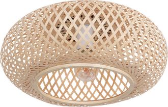 Steinhauer Steinhauer - Anne Lighting - Plaf&oacute;n - Maze - Natural - Bamb&uacute; Metal - &Oslash; 40cm