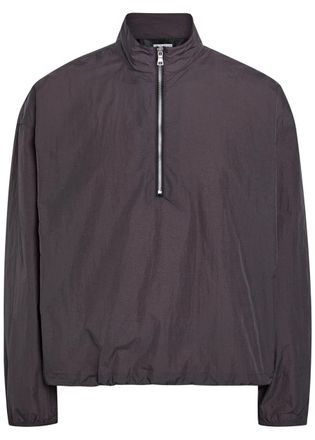 Mki Miyuki Zoku Hyperlight Half-zip Shell Jacket - Raisin - XL