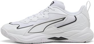Puma Scarpe da indoor Solarflash 4 unisex, Scarpe, Bianco, 40.5