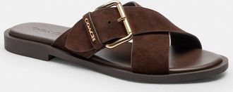 Coach Crisscross Buckle Sandal