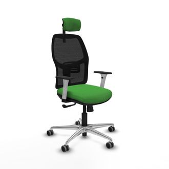 Piqueras y Crespo Silla De Oficina Piqueras Y Crespo Alfera Blanco Soporte Lumbar