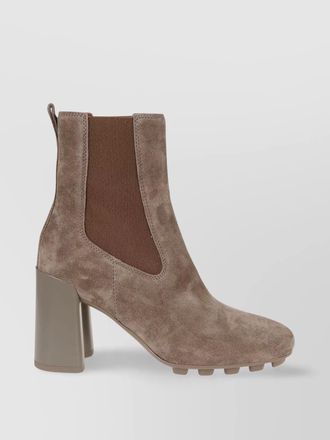 Hogan leather chelsea ankle boots