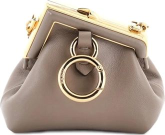 Fendi Borsa a tracolla First Charm nano in pelle - Toni neutri