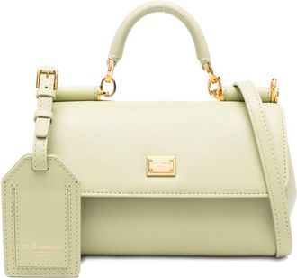 Dolce & Gabbana Womens My Sicily Handbag In Plong&eacute; Calfskin