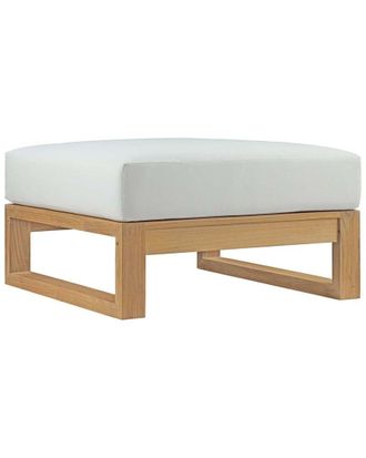 ModWay Discontinued Modway Outdoor Upland Outdoor Patio Teak Wood Ottoman