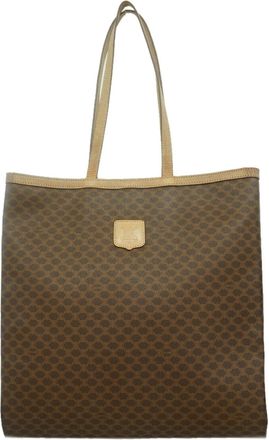 Celine Brown Pvc Tote Bag (Pre-Owned)