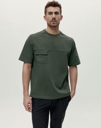 Born T-Shirt Tirreno Kaki Leaft