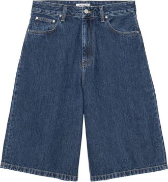 Carhartt Work in Progress Belmont Short - Dames - Denim shorts - Blauw - M - Katoen - Korte Broeken