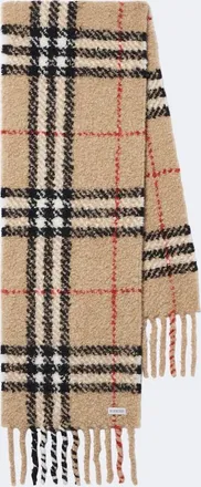 Burberry Sciarpa Burberry Check in alpaca e lana