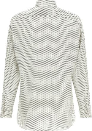 Tom Ford Diamond-Print Silk Crepe Shirt