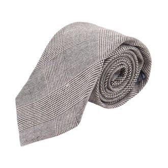 Kiton K0127201 Corbata de Seda a Cuadros - Accessories - Hombre - Gris - ONE SIZE