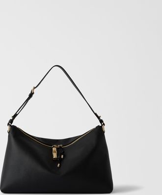 Furla Debby Borsa A Spalla L Nero Nero Pelle Di Vitello Notte + Pelle Di Vitello Sidney Donna