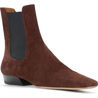 Staud Wally Chelsea Boot in Mahogany at Nordstrom Rack, Size 7Us / 37Eu