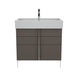 Duravit Duravit Vero Air - Lavabo 80x47 Cm, Con Rebosadero, Con Orificio Para Grifo, Wondergliss, Blanco 23508000001