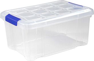 OEM Caja De Almacenamiento, Dise&ntilde;o Apilable, Material Ecol&oacute;gico, 5 Litros, 19x29x14cm, 10 Unidades +++++ Econ&oacute;mico