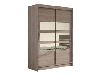 Mirjan24 Armario Closico Pacron V, Trufa Roble, 200x120x58cm, Puertas De Armario: Correderas, N&uacute;mero De Estantes: 5