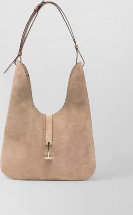 Tom Ford padlock leather tote bag