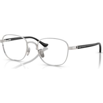 Ferrari 54mm Rectangle optical glasses in Silver at Nordstrom