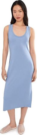 Tommy Bahama Drapey Ponte Sleeveless Midi Dress Womens Dress French Blue : LG (US 12-14), Modal/Nylon/Ponte