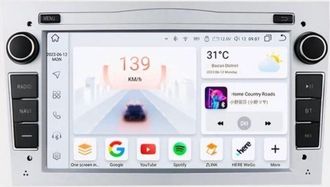 OEM Compatible Con Opel Astra H, Corsa C Y D, Agila, Combo, Antara, Vectra, Zafira, Meriva, Vivaro, Tigra Gris Plateado 2002-2013 Carplay Y Android Auto 1